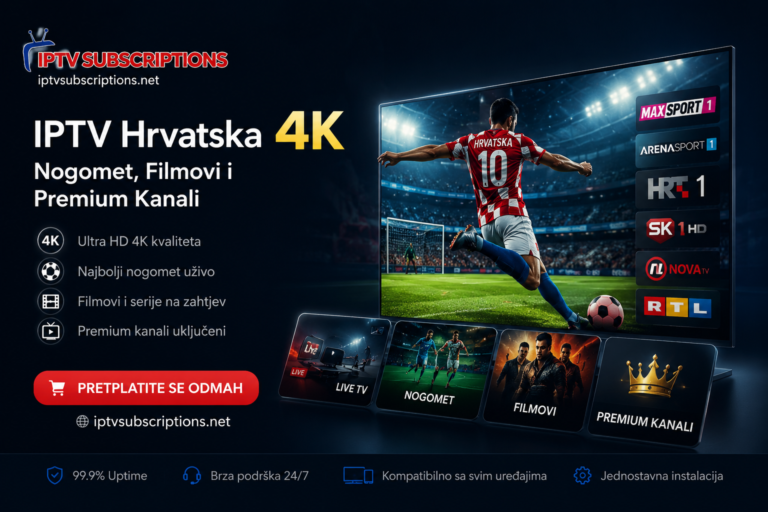 IPTV Hrvatska 4K | Nogomet, Filmovi i Premium Kanali