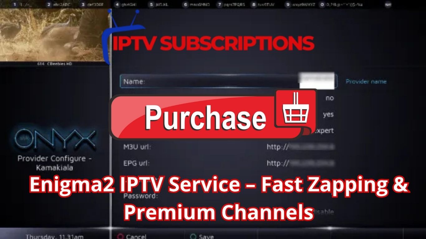 Enigma2 IPTV Service – Fast Zapping & Premium Channels