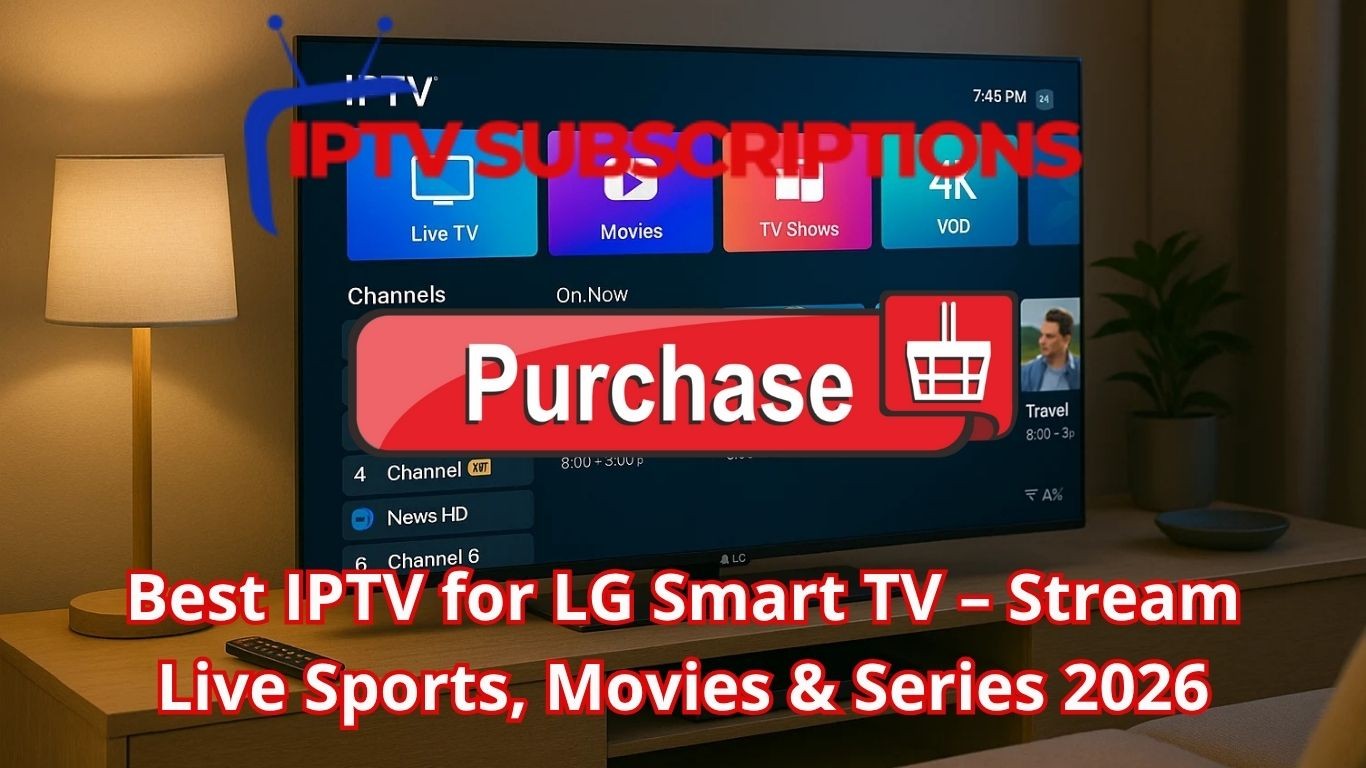 Best IPTV for LG Smart TV – Stream Live Sports, Movies & Series 2026