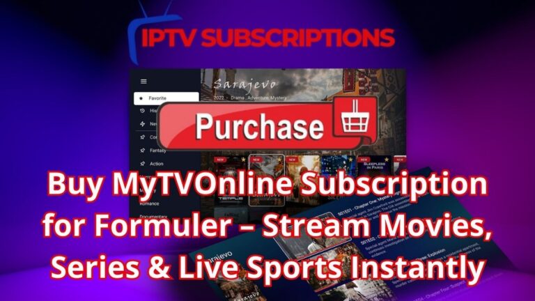 Buy MyTVOnline Subscription for Formuler – Stream Movies, Series & Live Sports Instantly