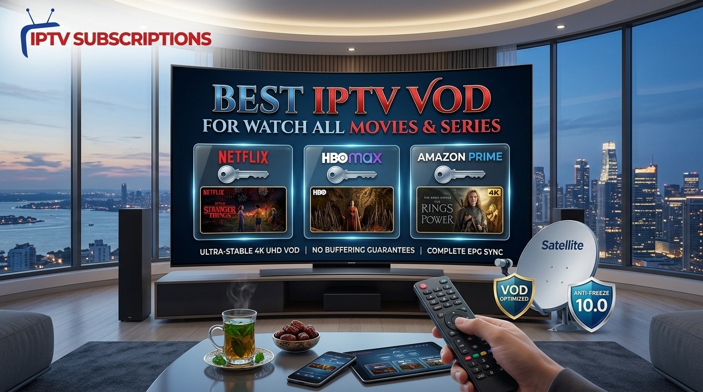 Best IPTV VOD For Watch All Movies & Series (Netflix,HBO,Amazone Prime..)