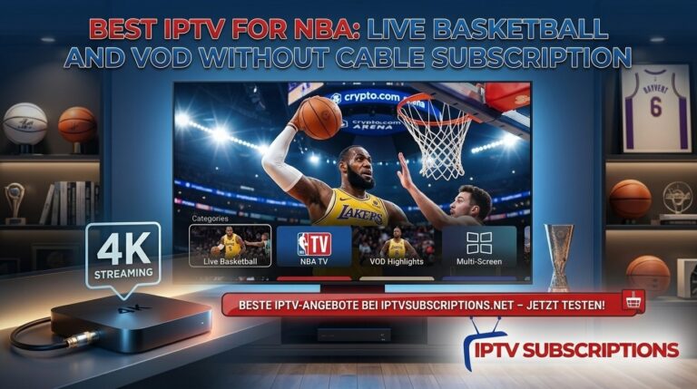 Best IPTV for NBA : Live Basketball and VOD Without Cable Subscription