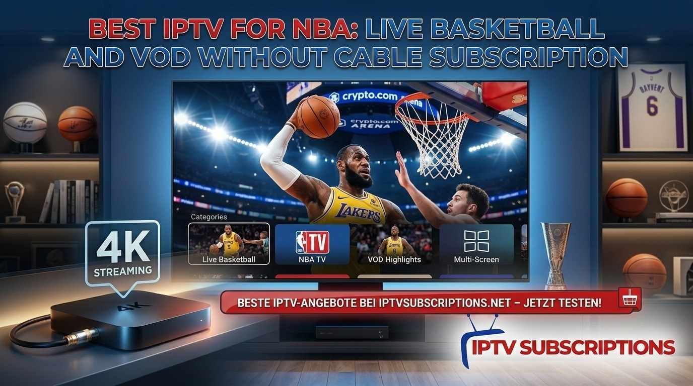 Best IPTV for NBA : Live Basketball and VOD Without Cable Subscription