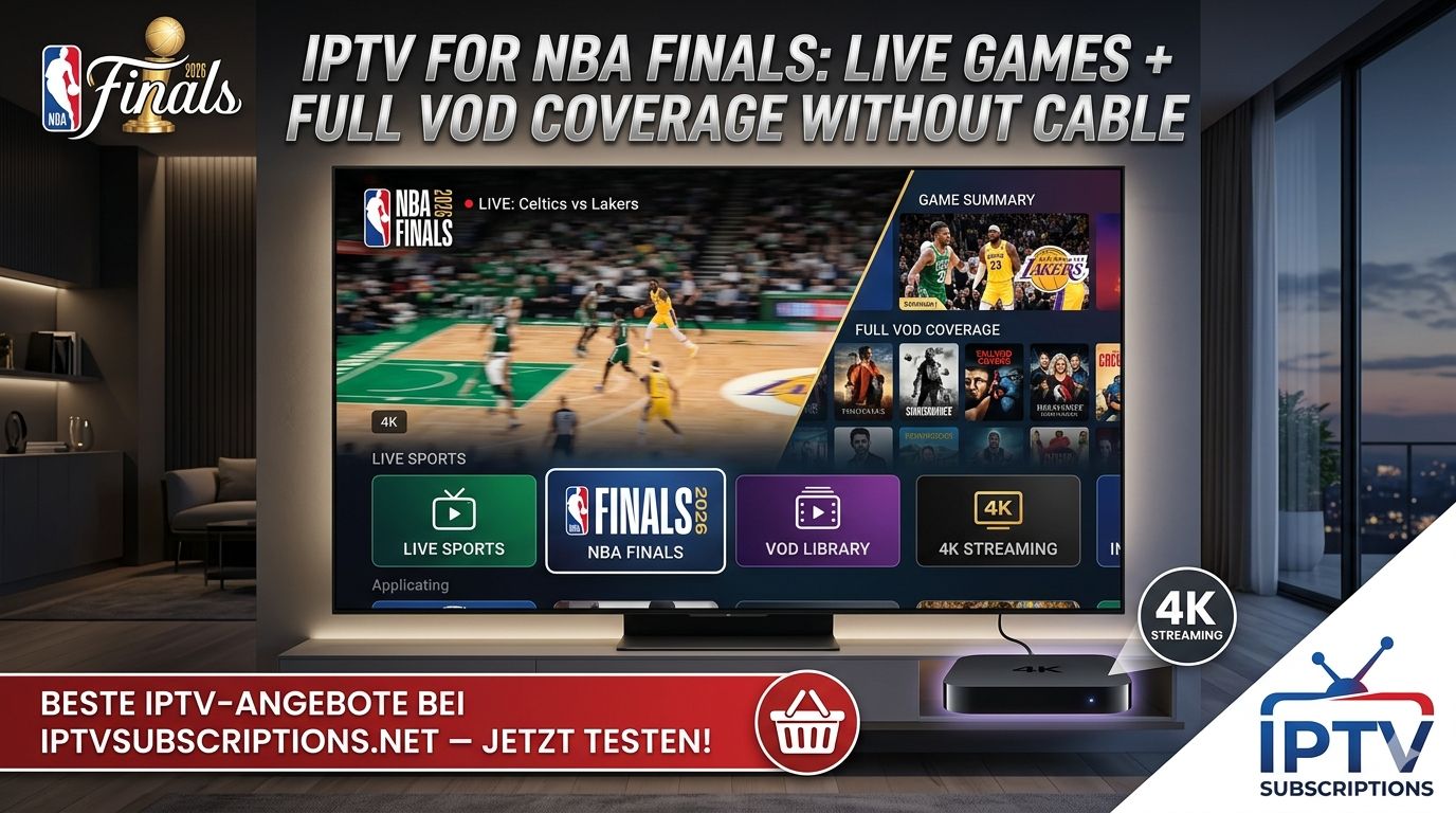 IPTV for NBA Finals : Live Games + Full VOD Coverage Without Cable
