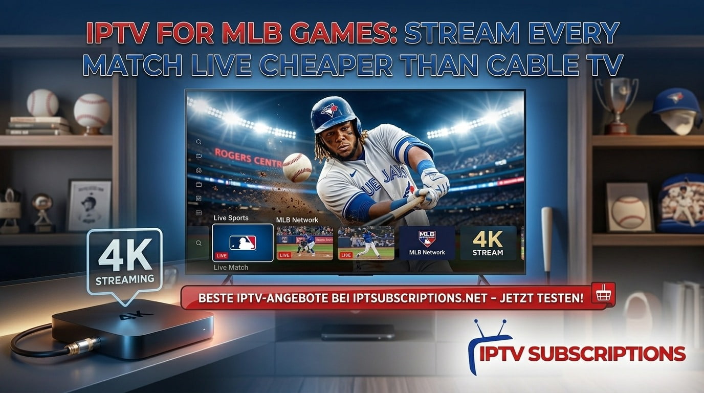 IPTV for MLB Games : Stream Every Match Live Cheaper Than Cable TV