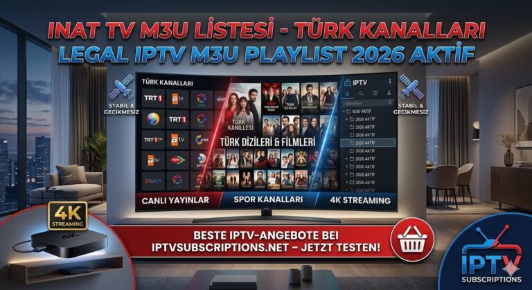 inat tv m3u listesi - Türk Kanalları Legal IPTV M3U Playlist 2026 AKTİF