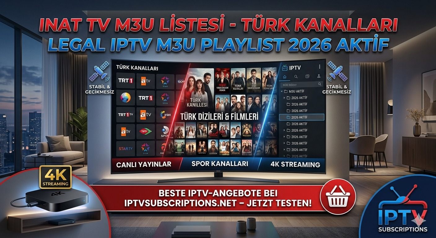 inat tv m3u listesi - Türk Kanalları Legal IPTV M3U Playlist 2026 AKTİF