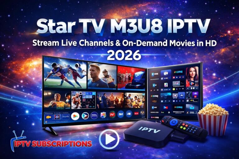 Star TV M3U8 IPTV – Stream Live Channels & On-Demand Movies in HD
