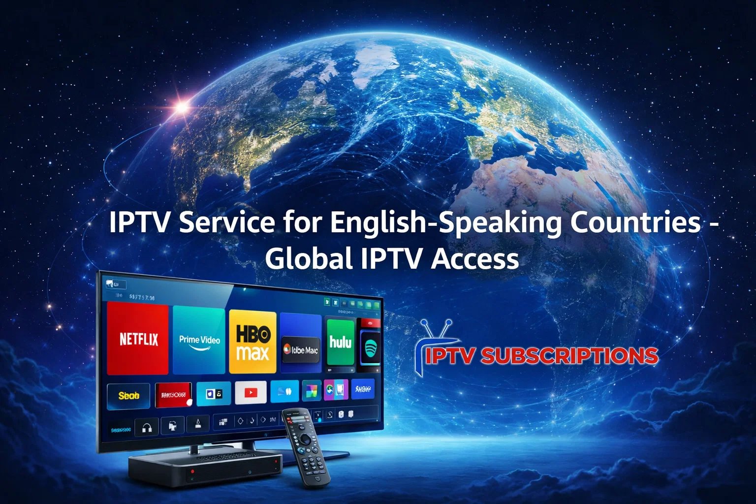 IPTV Service for English-Speaking Countries – Global IPTV Access 