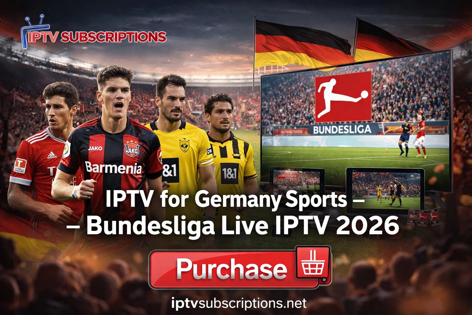 IPTV for Germany Sports – Bundesliga Live IPTV 2026