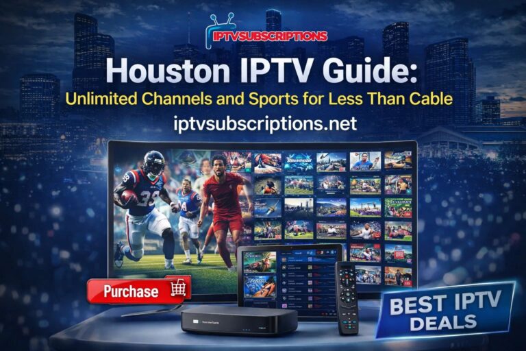 Houston IPTV Guide : Unlimited Channels and Sports for Less Than Cable