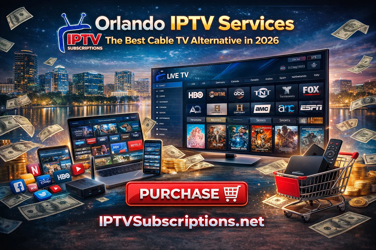 Orlando IPTV Services : The Best Cable TV Alternative in 2026 
