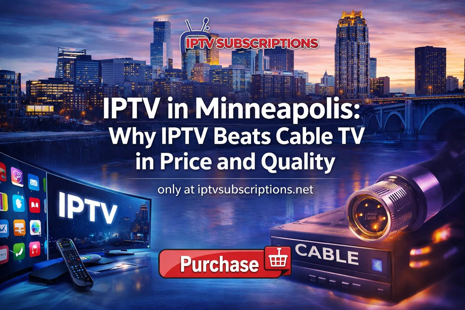IPTV in Minneapolis : Why IPTV Beats Cable TV in Price and Quality