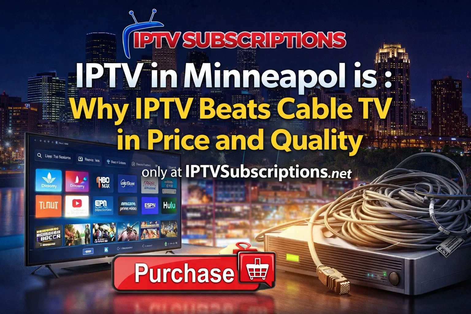 IPTV in Minneapolis : Why IPTV Beats Cable TV in Price and Quality
